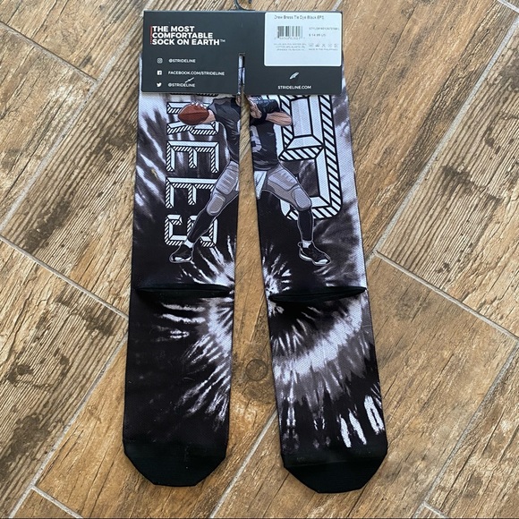 NWT Strideline Drew Brees Tie Dye Black EFS - Picture 4 of 7